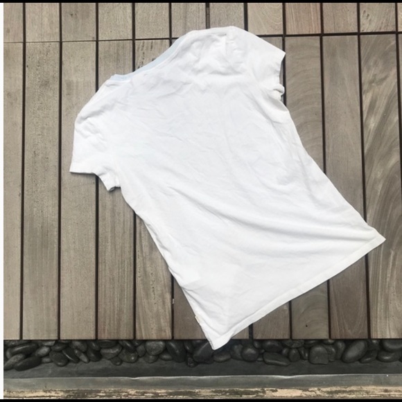 LEVI’S White & Blue Short Sleeve Round Neck Tee - Picture 3 of 7